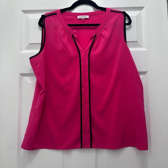 Calvin Klein Tops - Pink Calvin Klein Blouse Size XL